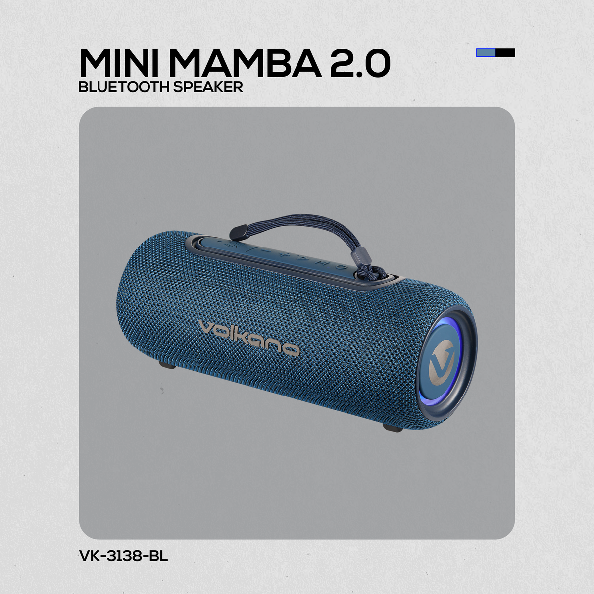 Volkano Mini Mamba 2.0 Series Bluetooth Speaker blue